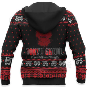 Ken Kaneki Ugly Christmas Sweater Tokyo Ghoul Xmas Gift Idea