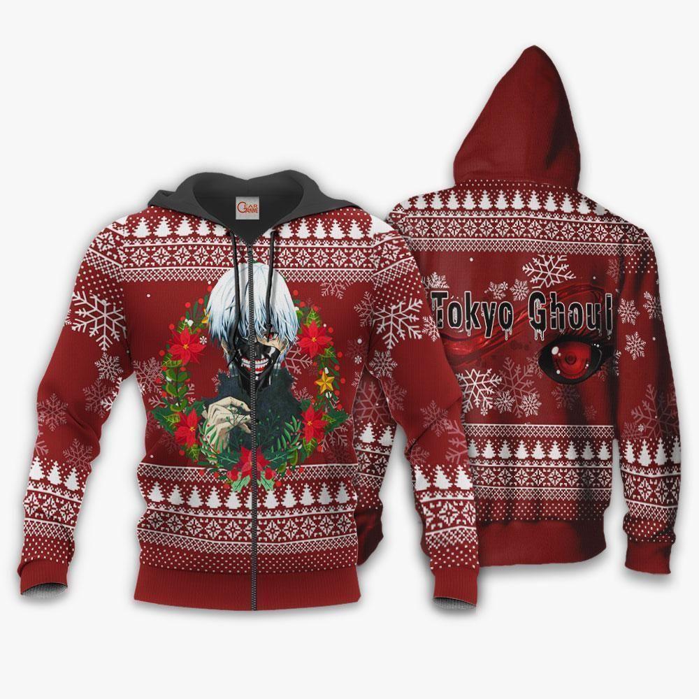 Ken Kaneki Cool Ugly Christmas Sweater Tokyo Ghoul Gift Idea