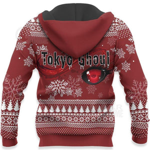 Ken Kaneki Cool Ugly Christmas Sweater Tokyo Ghoul Gift Idea