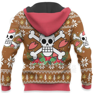 Happy Chopper Ugly Christmas Sweater One Piece Anime Xmas