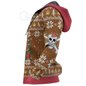 Happy Chopper Ugly Christmas Sweater One Piece Anime Xmas