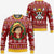 Luffy Ugly Christmas Sweater Funny Face One Piece Anime Xmas