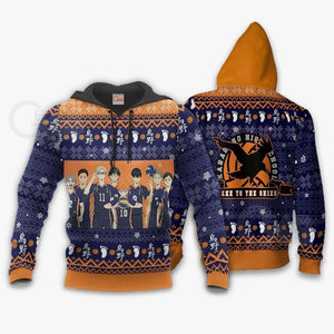 Karasuno Ugly Christmas Sweater Haikyuu Anime Xmas Shirt