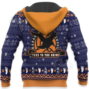 Karasuno Ugly Christmas Sweater Haikyuu Anime Xmas Shirt