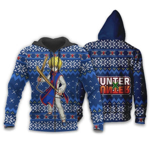 Kurapika Ugly Christmas Sweater Hunter X Hunter Anime Xmas Gift Custom Clothes