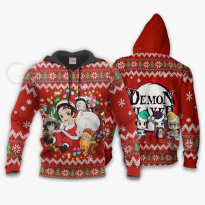Demon Slayer Ugly Christmas Sweater Kimetsu No Yaiba Xmas Gift