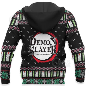 Tanjiro And Nezuko Ugly Sweater Christmas Demon Slayer Anime Gift