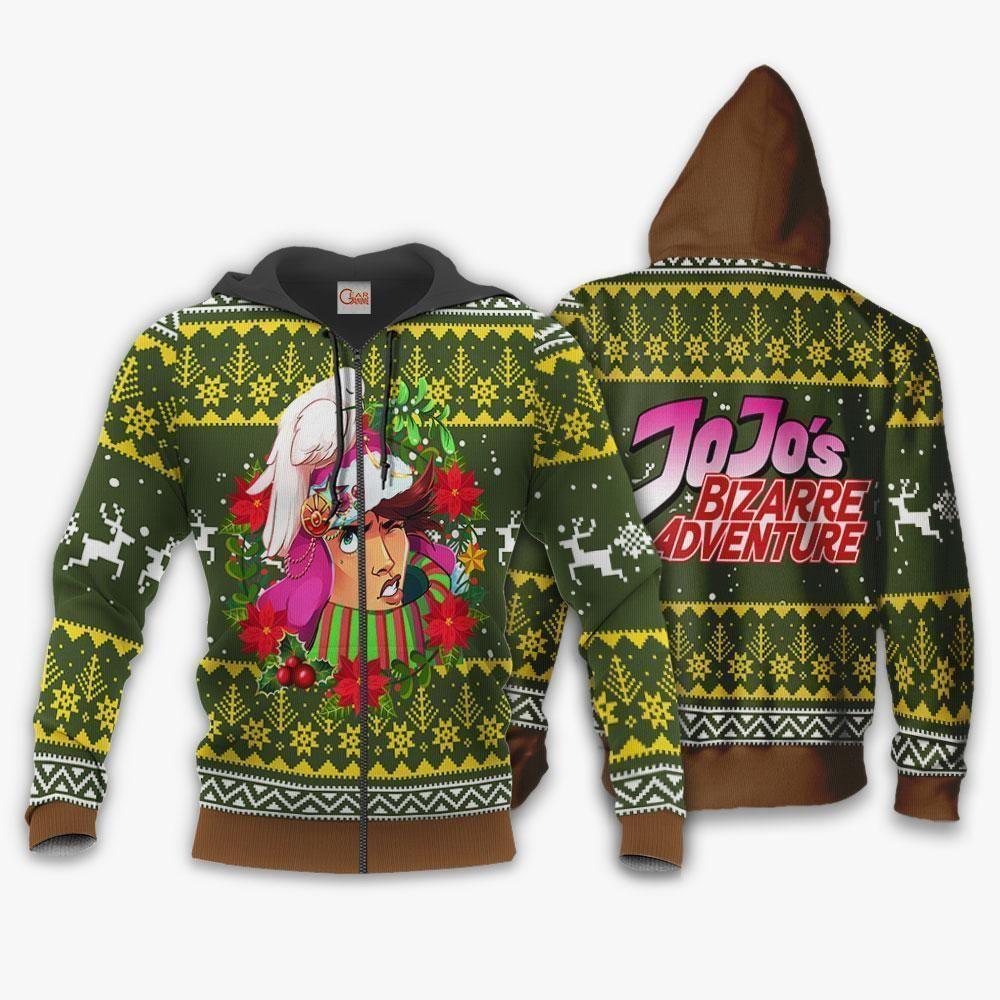 Joseph Joestar Ugly Christmas Sweater JoJo's Anime Shirt