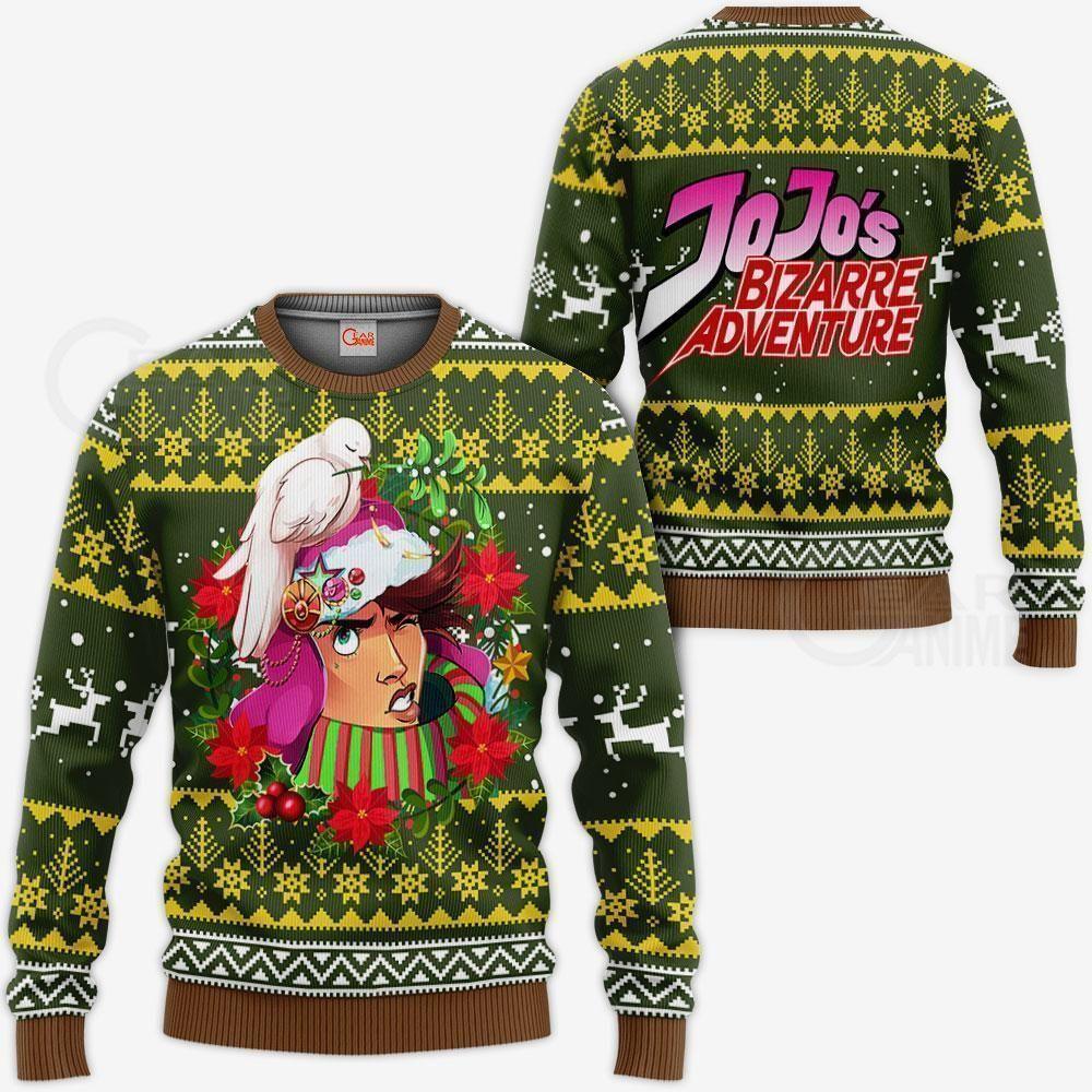 Joseph Joestar Ugly Christmas Sweater JoJo's Anime Shirt