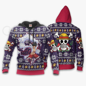 Luffy Gear 4 Ugly Christmas Sweater One Piece Anime Xmas