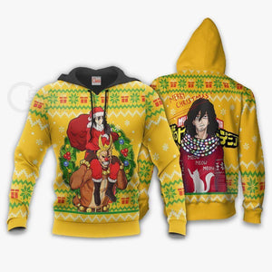 Shota Aizawa and All Might Ugly Christmas Sweater MHA Xmas Gift