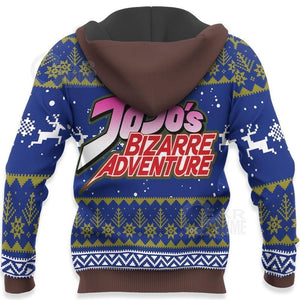 Jonathan Joestar Ugly Christmas Sweater JoJo's Anime Xmas Hoodie