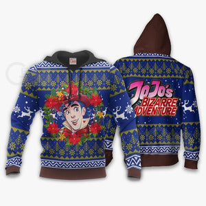 Jonathan Joestar Ugly Christmas Sweater JoJo's Anime Xmas Hoodie