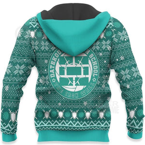 Dateko Ugly Christmas Sweater Date Tech High Haikyuu Xmas