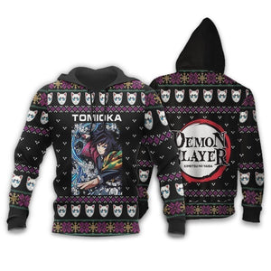 Giyu Tomioka Ugly Christmas Sweater Demon Slayer Anime Xmas Gift Custom Clothes