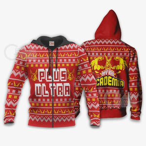 All Might Plus Ultra Ugly Christmas Sweater My Hero Academia Anime Xmas Gift