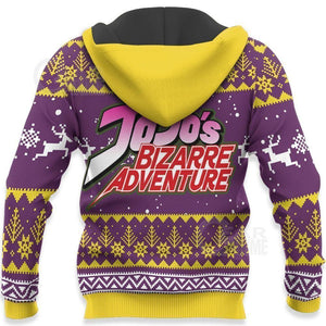 Giorno Giovanna Ugly Christmas Sweater JoJo's Anime Xmas Hoodie