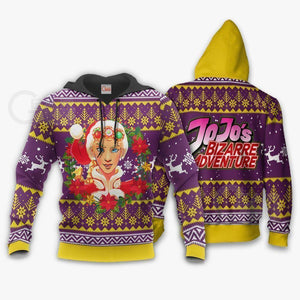 Giorno Giovanna Ugly Christmas Sweater JoJo's Anime Xmas Hoodie