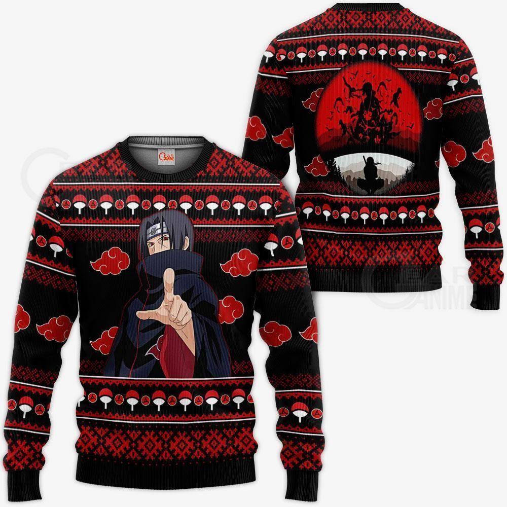 Itachi Ugly Chrismast Sweater Akatsuki Anime Xmas Gift