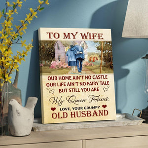 Anniversary Gift For Wife Our Home Ain't No Castle - Gift For Wife, Gift For Mother's Day - Canvas