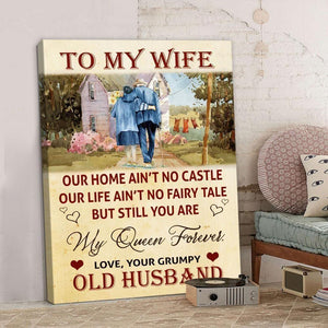 Anniversary Gift For Wife Our Home Ain't No Castle - Gift For Wife, Gift For Mother's Day - Canvas