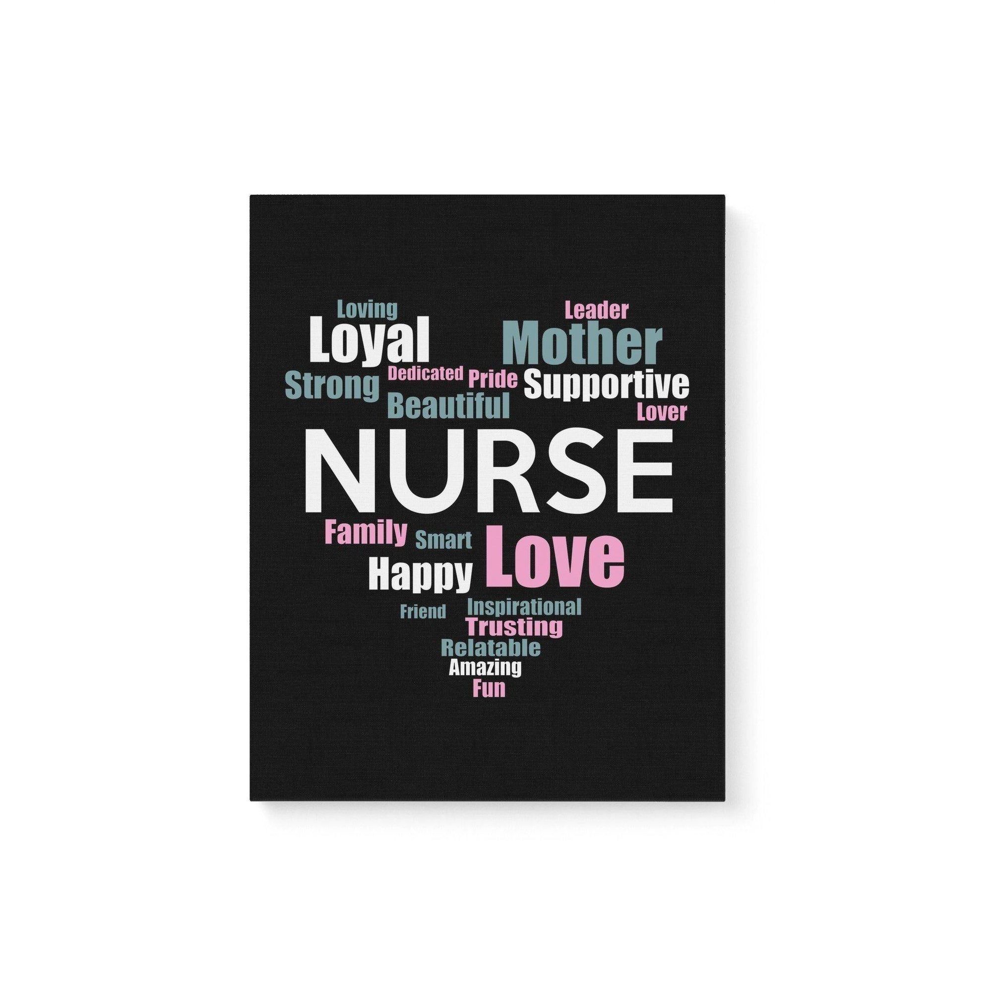 Nurse Mother Mom Beautiful Happy Heart Family - Gift For Mother - Matte Canvas