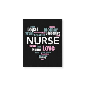 Nurse Mother Mom Beautiful Happy Heart Family - Gift For Mother - Matte Canvas