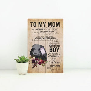 I Will Always Your Little Boy Quote - Gift For Mom - Matte Canvas, Canvas Prints, Wall Art