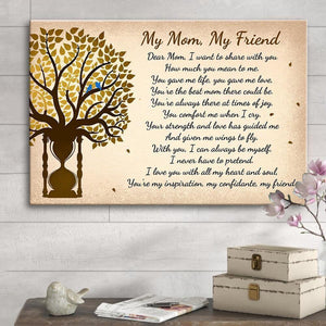 How Much You Mean To Me Horizontal - Gift For Mom - Canvas Prints