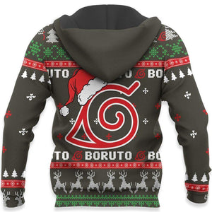 Uzumaki Boruto Ugly Christmas Sweater Custom Boruto Anime Xmas Gifts