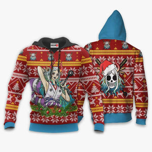 Yamato Ugly Christmas Sweater Custom One Piece Anime Xmas Gifts