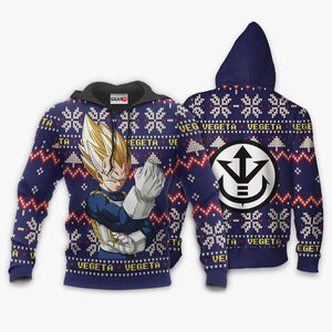 Vegeta Super Saiyan Christmas Sweater Custom Anime Dragon Ball Xmas Gifts