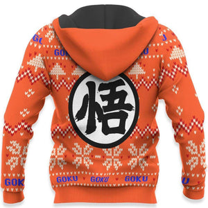 Goku Ugly Christmas Sweater Custom Anime Dragon Ball Xmas Gifts