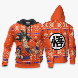 Goku Ugly Christmas Sweater Custom Anime Dragon Ball Xmas Gifts