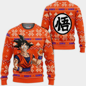 Goku Ugly Christmas Sweater Custom Anime Dragon Ball Xmas Gifts