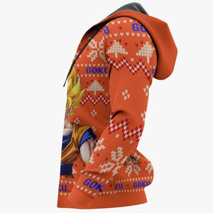 Goku Super Saiyan Christmas Sweater Custom Anime Dragon Ball Xmas Gifts