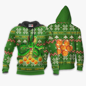 Shenron Ugly Christmas Sweater Custom Anime Dragon Ball Xmas Gifts