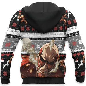 AOT Squad Ugly Christmas Sweater Custom Anime Attack On Titan Xmas Gifts