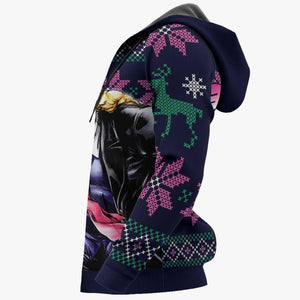 Robert Speedwagon Ugly Christmas Sweater Custom Anime Jojo's Bizzare Adventure Xmas Gifts