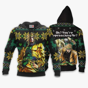 Dio Brando Ugly Christmas Sweater Custom Oh You're Approaching Me Anime JoJo's Xmas Gifts