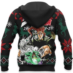 Noriaki Kakyoin Ugly Christmas Sweater Custom Anime Jojo's Bizzare Adventure Xmas Gifts