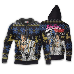 Bruno Bucciarati Ugly Christmas Sweater Custom Anime Jojo's Bizzare Adventure Xmas Gifts