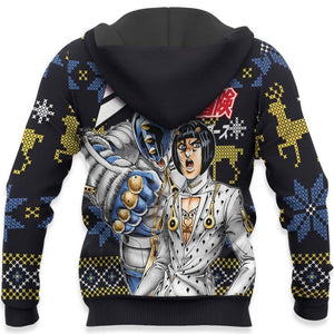 Bruno Bucciarati Ugly Christmas Sweater Custom Anime Jojo's Bizzare Adventure Xmas Gifts