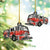 giftngon - Personalized Firefighter Truck Christmas Ornament | Custom Shaped Ornament New V2