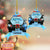 giftngon - Personalized Police Car Christmas Ornament | Custom Shaped Ornament | Custom Name & Year