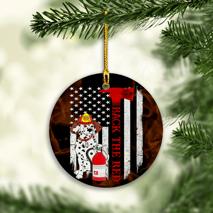 giftngon - Personalized Firefighter Ornament | Back The Red