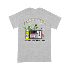 Divesart - Q102 Brood X - Sounds of Summer Cicada 2021 - Premium Tshirt - Giftngon Shop