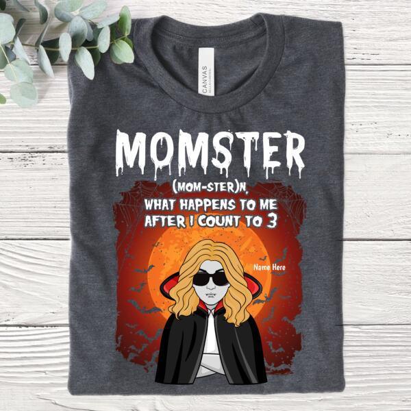 Halloween's Gift, Momster Personalized Shirt