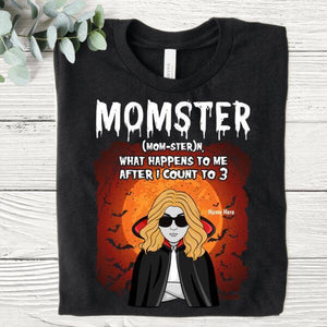 Halloween's Gift, Momster Personalized Shirt