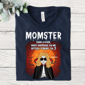 Halloween's Gift, Momster Personalized Shirt